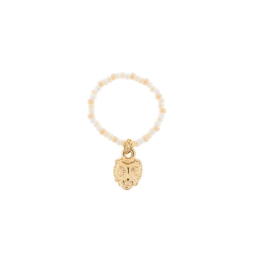 GLASS BEAD RING 2mm/W CHARM