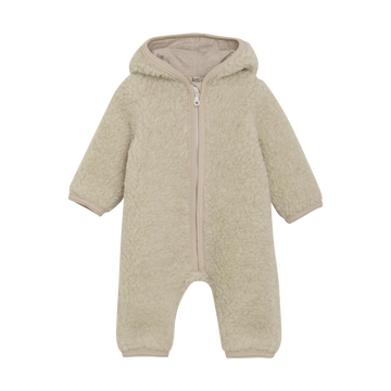 PRAM SUIT WOOL TEDDY W LIN
