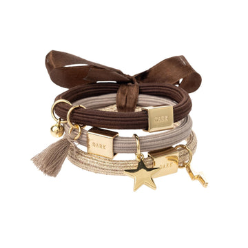 HAIR TIES 3PK CHARM COMBO