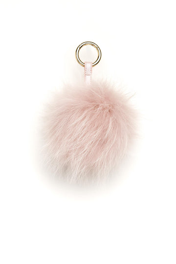 RACCOON KEY RING POMPOM