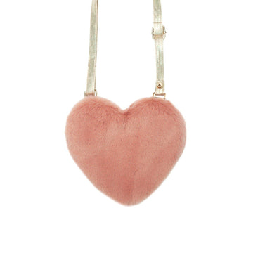 FLUFFY HEART BAG