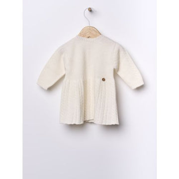 DRESS KNITTED IN MERINO WOOL SNOWFLAKE