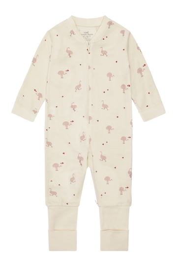 MANU ZIP OSTRICH
