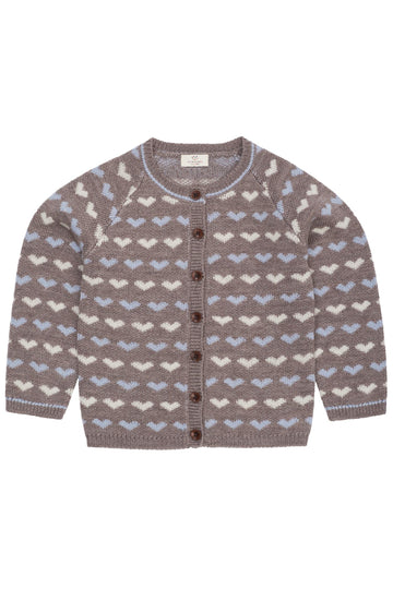 MERINO HEART CARDIGAN