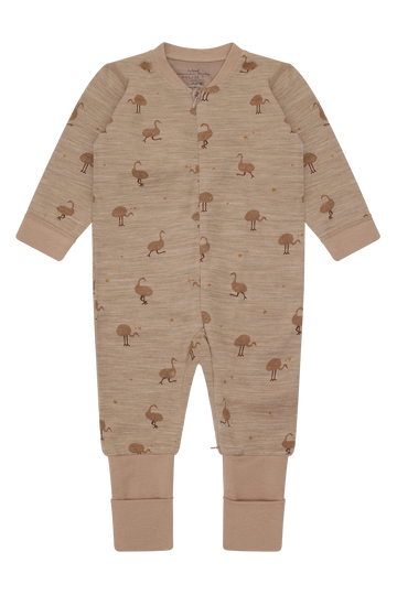 MANU ZIP OSTRICH