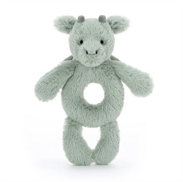 BLUSH DRAGON RING RATTLE