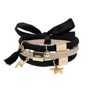 HAIR TIES 3PK CHARM COMBO