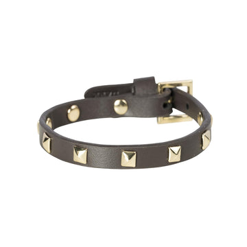 LEATHER STUD BRACELET MINI