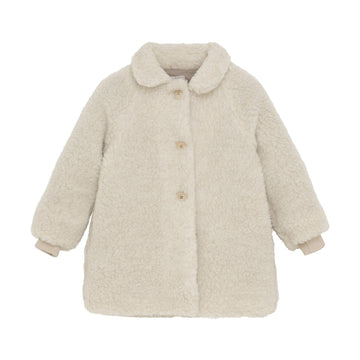 COAT WOOL TEDDY W LINING
