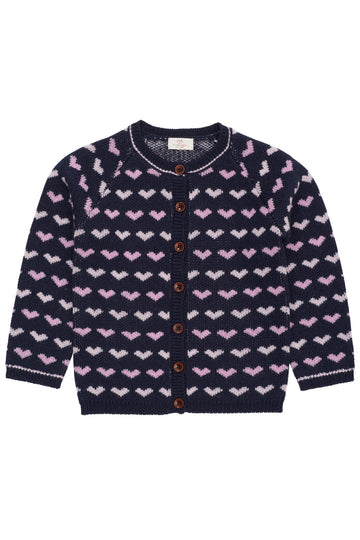 MERINO HEART CARDIGAN