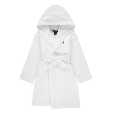 HOODED TERRY BATHROBE