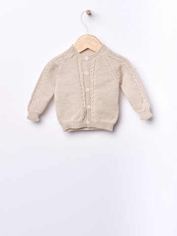 CARDIGAN KNITTED IN MERINO WOOL ALL OF LOVE