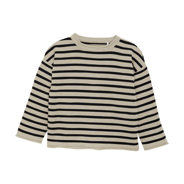 PULLOVER STRIPE WOOL KNIT