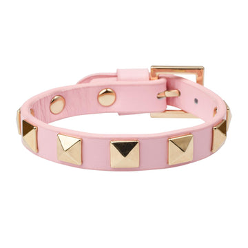 LEATHER STUD BRACELET