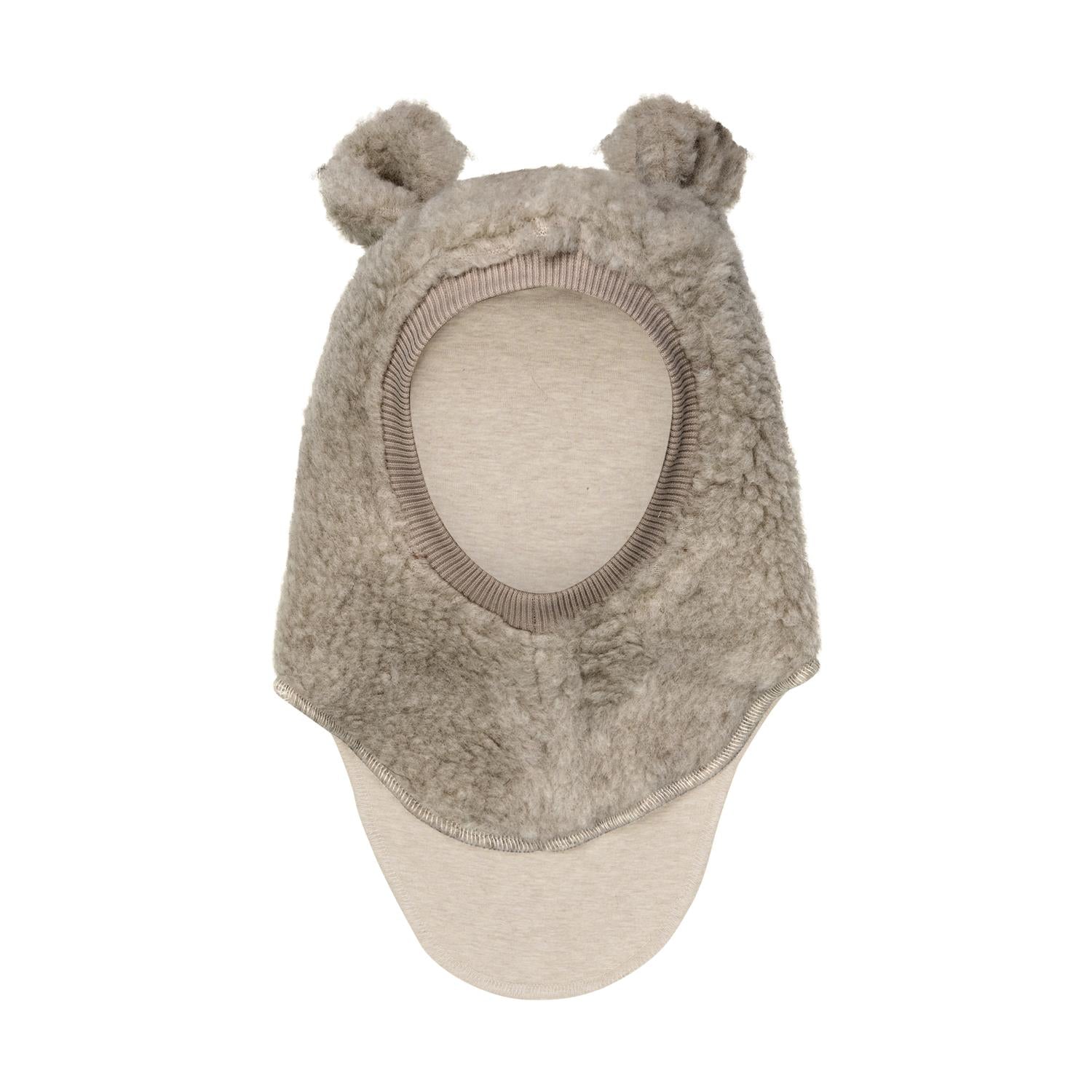 BALACLAVA EARS WOOL TEDDY