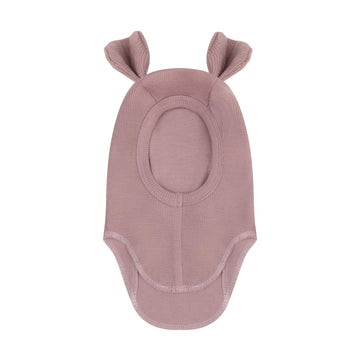 BALACLAVA EARS WOOL RIB