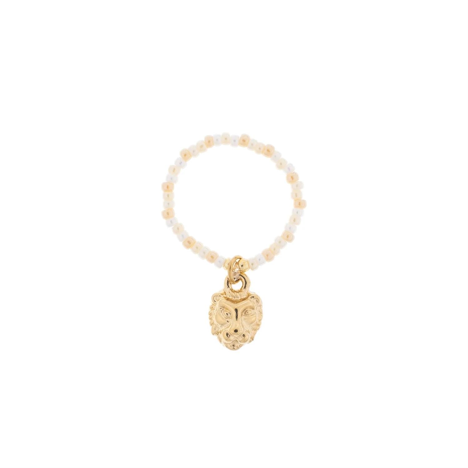 GLASS BEAD RING 2mm/W CHARM