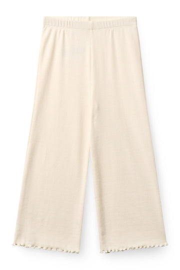 MODAL RIB WIDE PANTS
