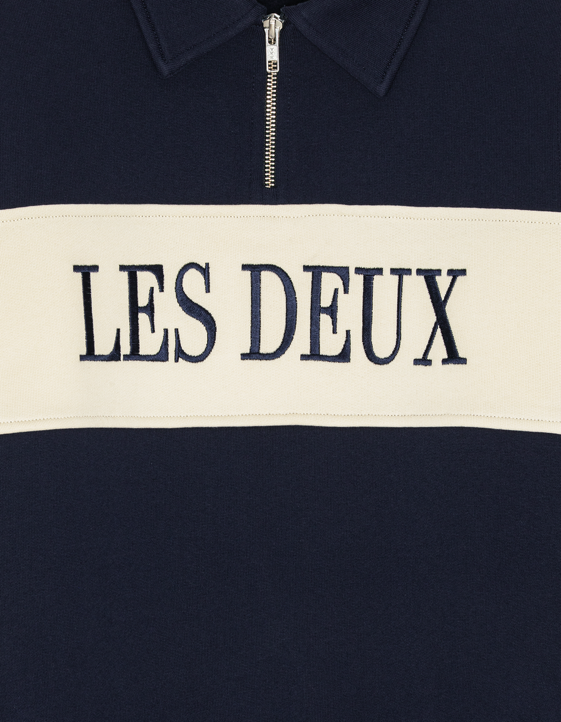 ZIPPER RUGBY SWEATSHIRT
