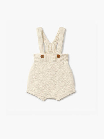 SHOULDER STRAPS SHORTIE KNITTED IN MERINO WOOL