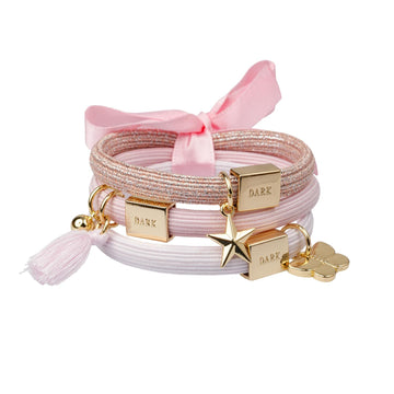 HAIR TIES 3PK CHARM COMBO