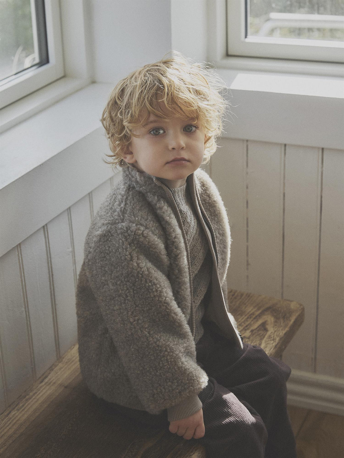 JACKET WOOL TEDDY W LINING