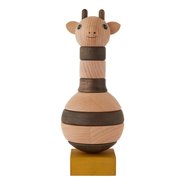 WOODEN STACKING GIRAFFE
