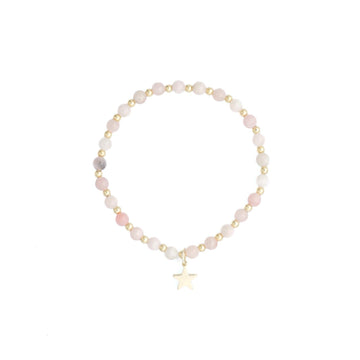 STONE BEAD BRACELET 4MM