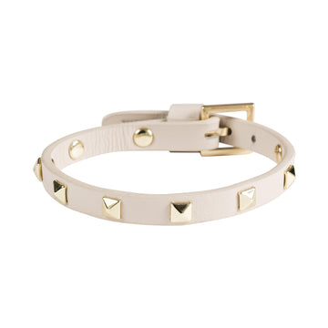LEATHER STUD BRACELET MINI