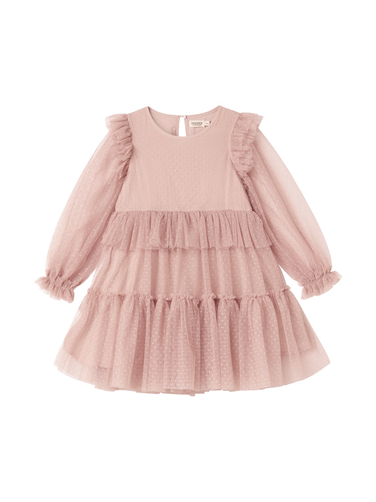 DOTH LS TULLE DOTTY DRESSES