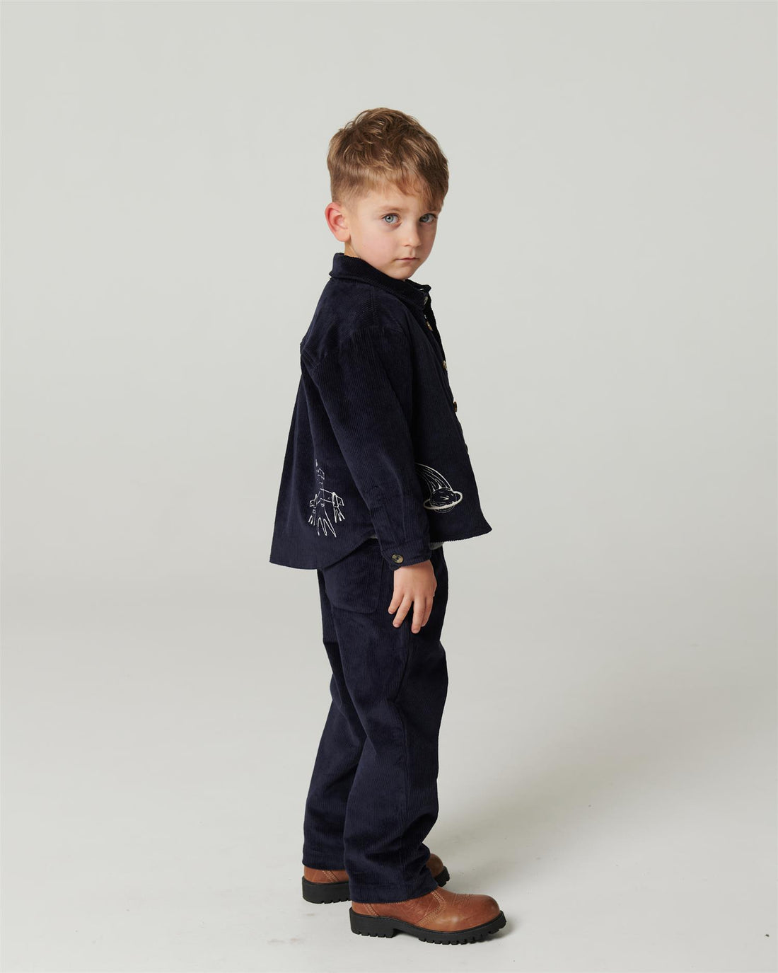 CORDUROY PANT W. ADJ. WAIST