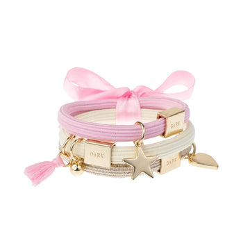 HAIR TIES 3PK CHARM COMBO