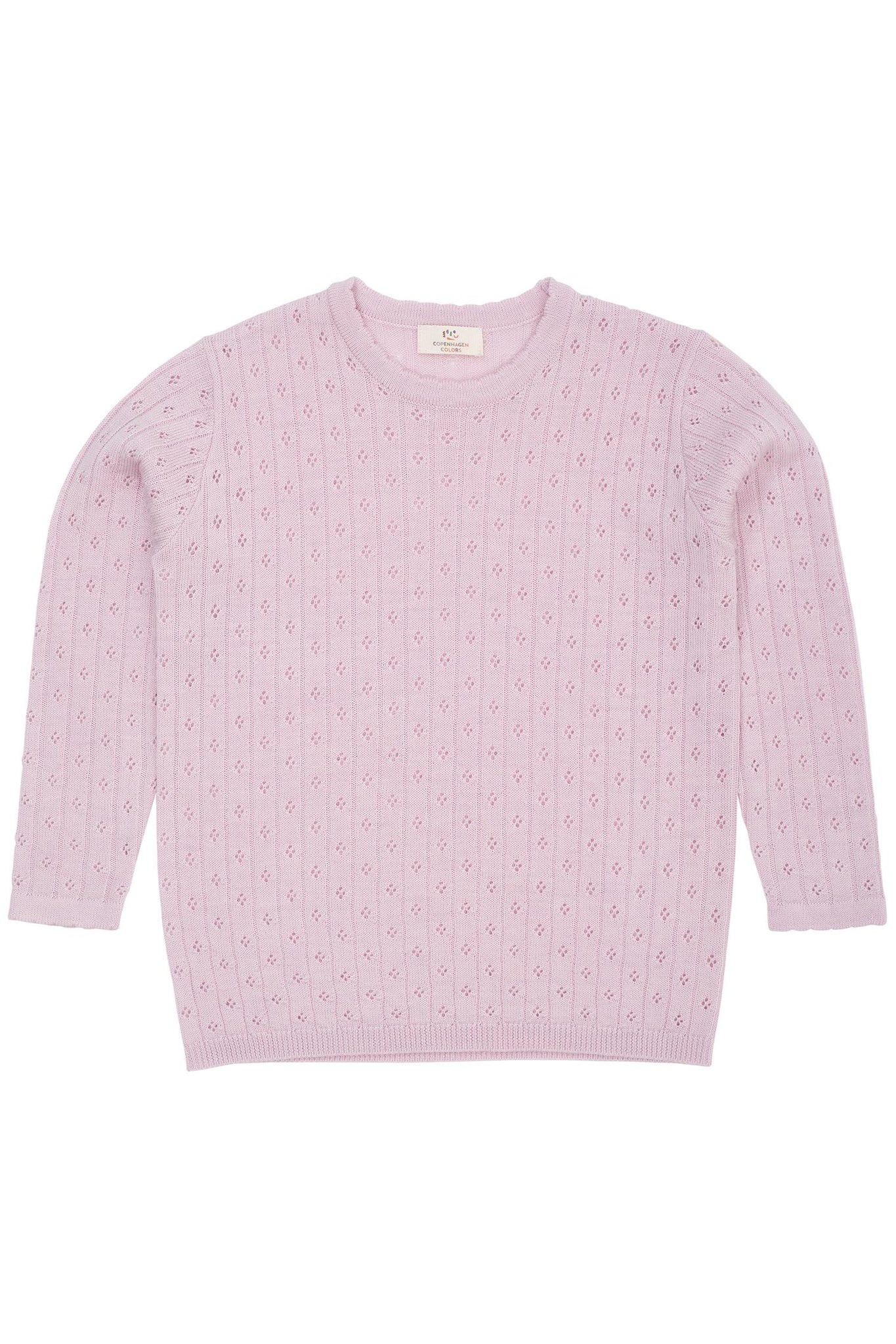 MERINO POINTELLE BLOUSE