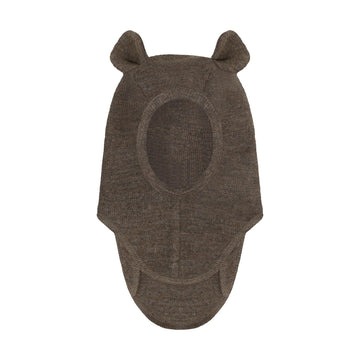 BALACLAVA EARS WOOL RIB