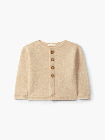 CARDIGAN KNITTED IN MERINO WOOL