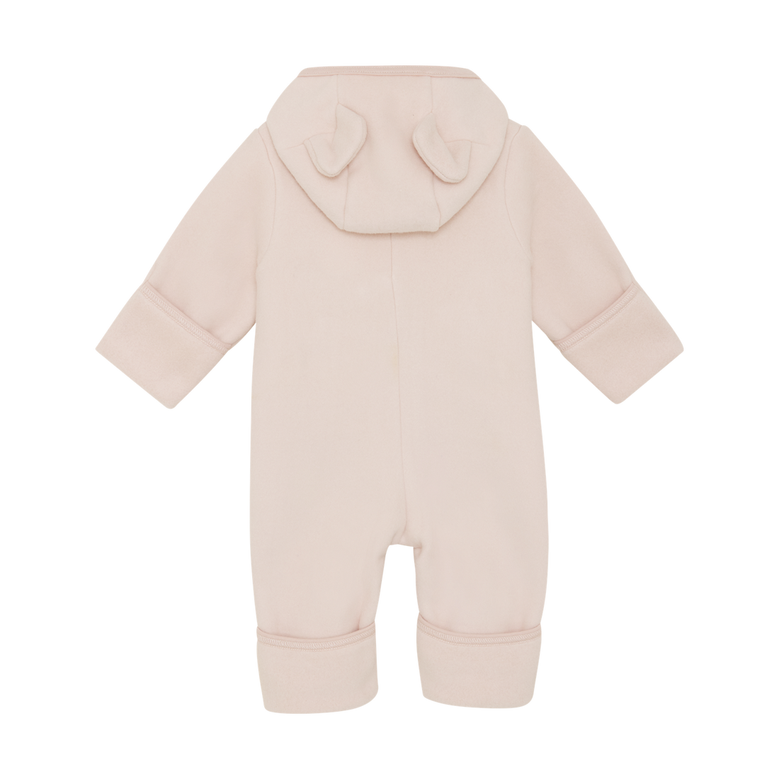 PRAM SUIT EARS COT. FLEECE
