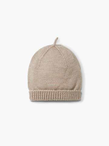 BEANIE KNITTED IN MERINO WOOL