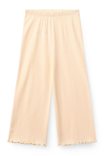 MODAL RIB WIDE PANTS