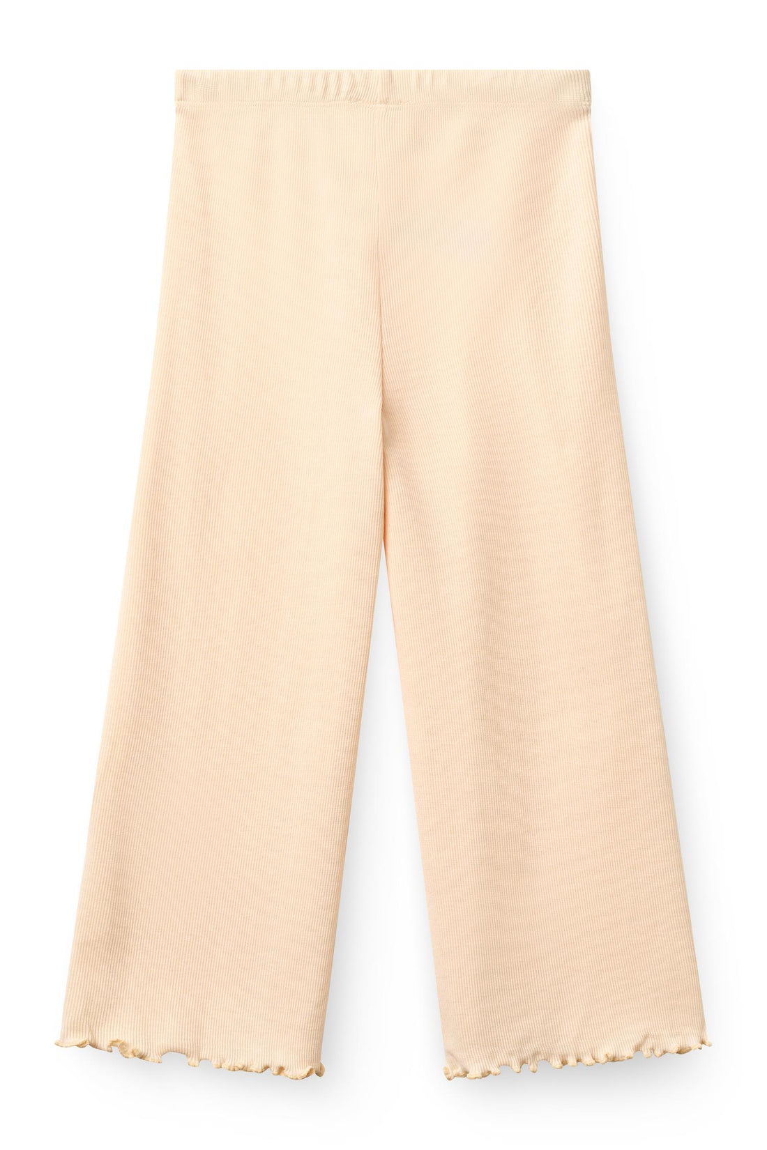 MODAL RIB WIDE PANTS