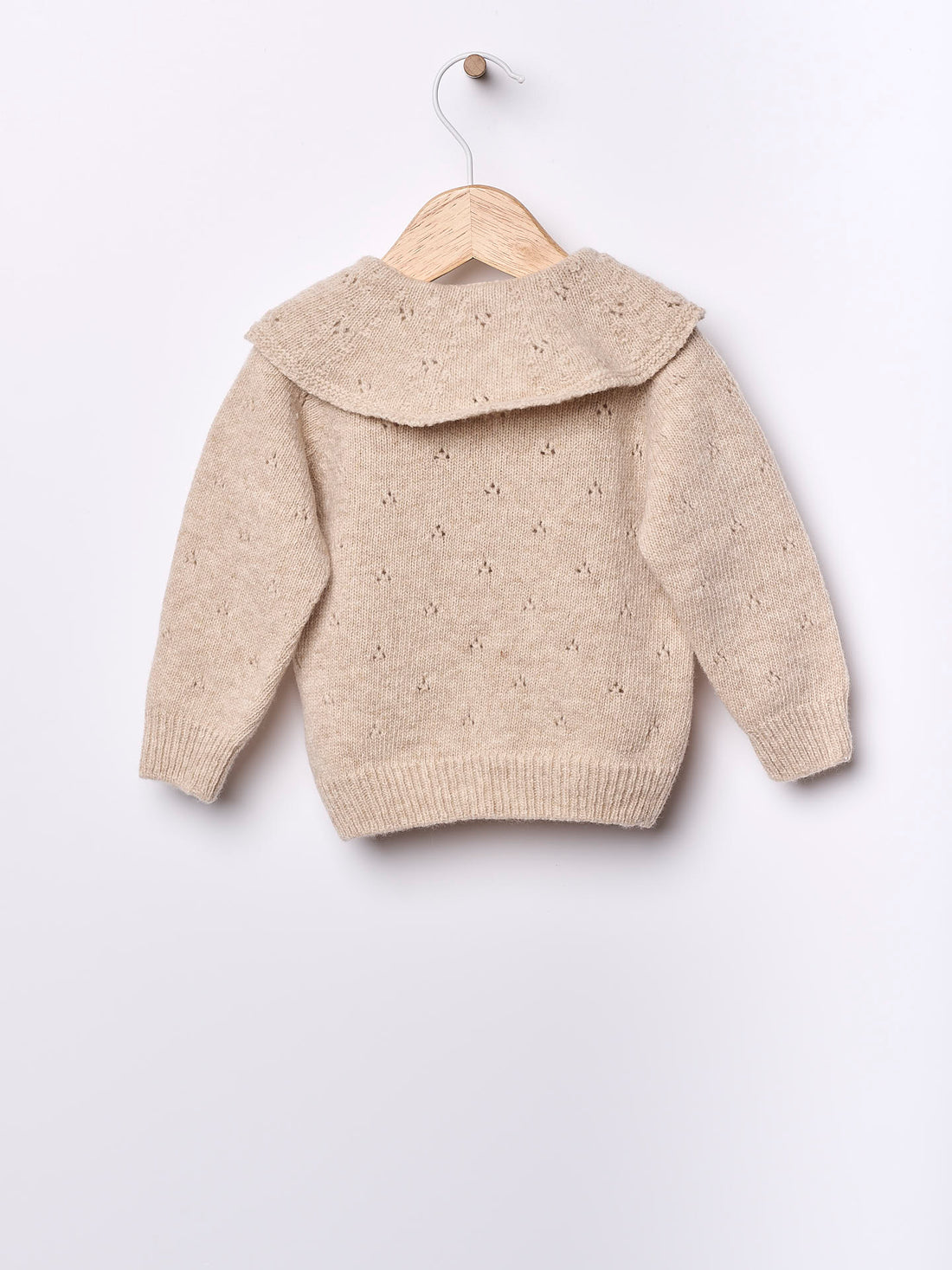 CARDIGAN KNITTED IN MERINO WOOL HAPPY GIRL