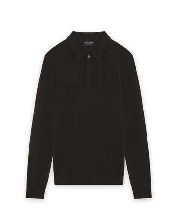 LS KNITTED POLO SHIRT