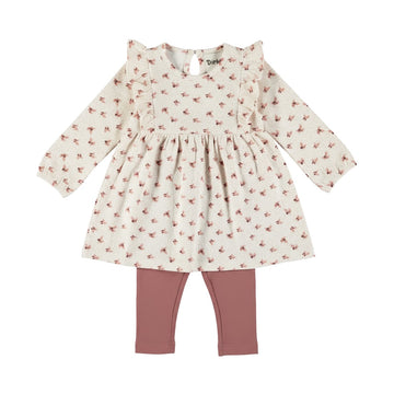 2 PC SET DRESS LS, LEGGINGS