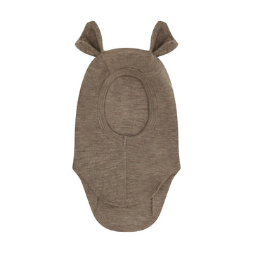 BALACLAVA EARS WOOL RIB