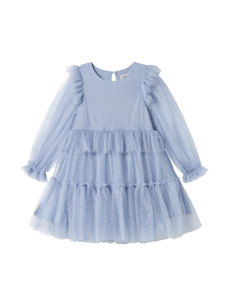 DOTH LS TULLE DOTTY DRESSES