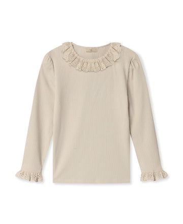 KENNA LS LACE BLOUSE