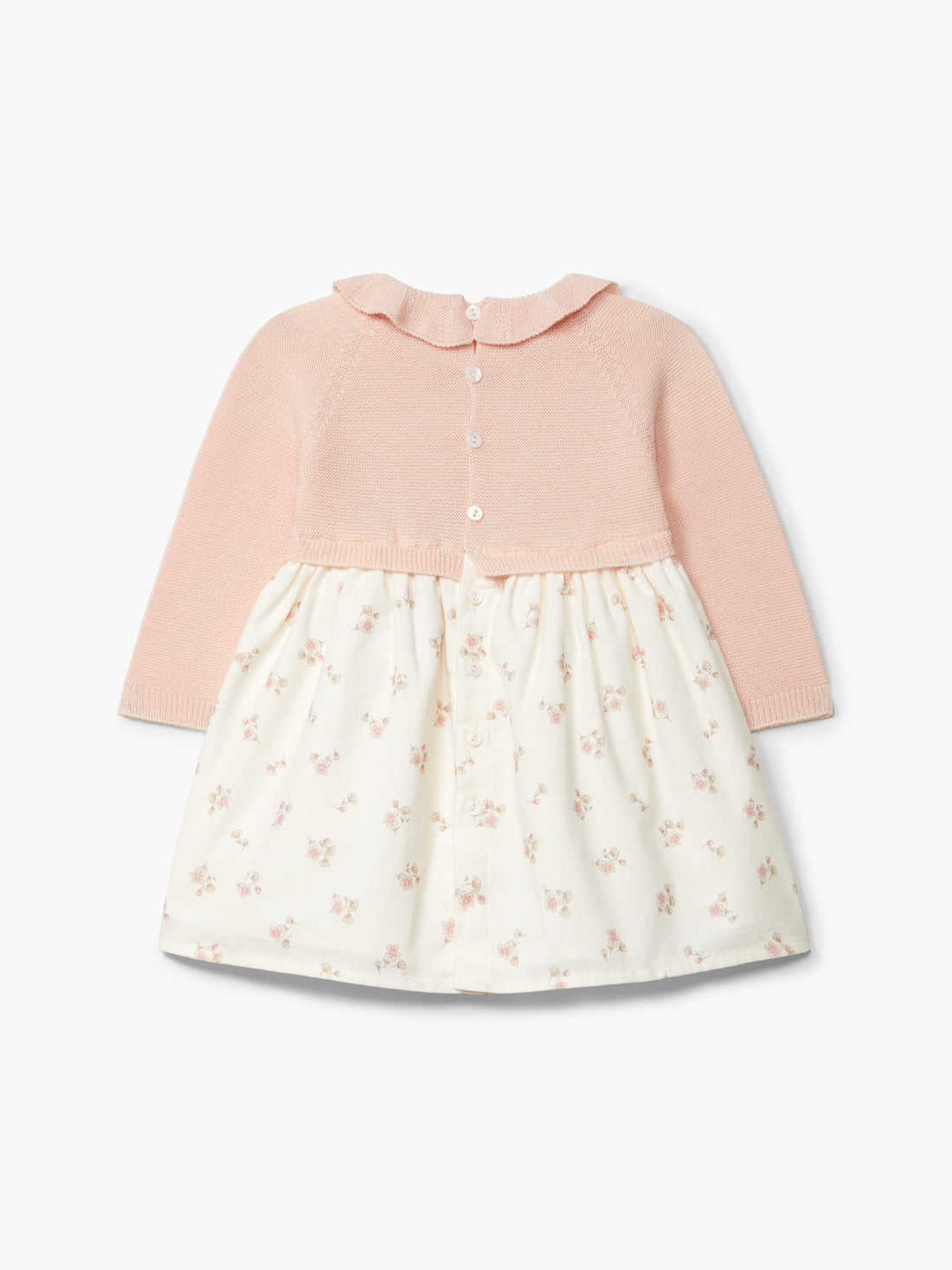 LONG SLEEVED DRESS WITH FLOWER