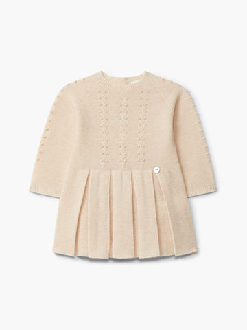 DRESS KNITTED IN WOOL AND CASHMERE