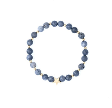 STONE BEAD BRACELET 6MM