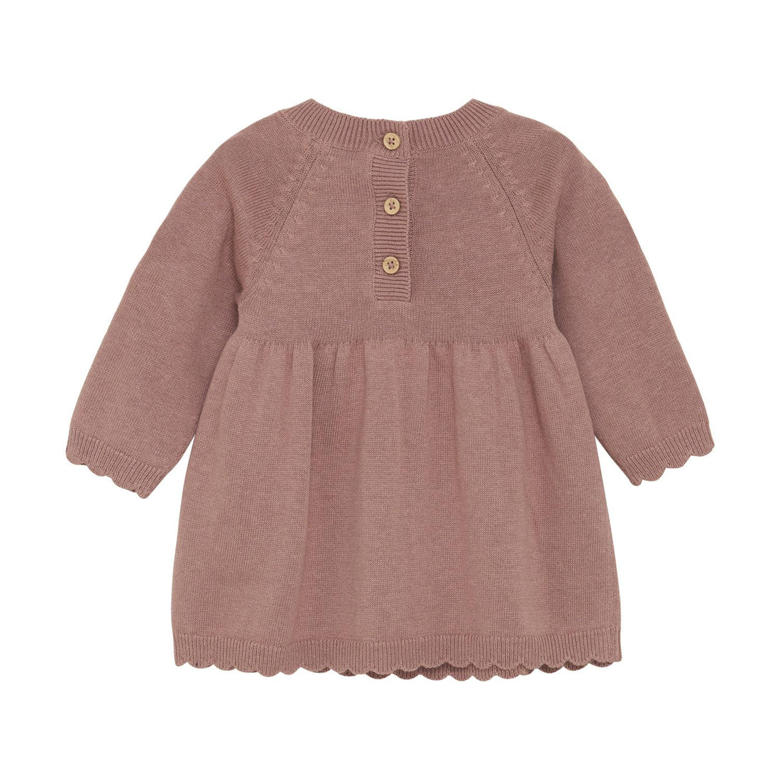 DRESS LS KNIT W WOOL