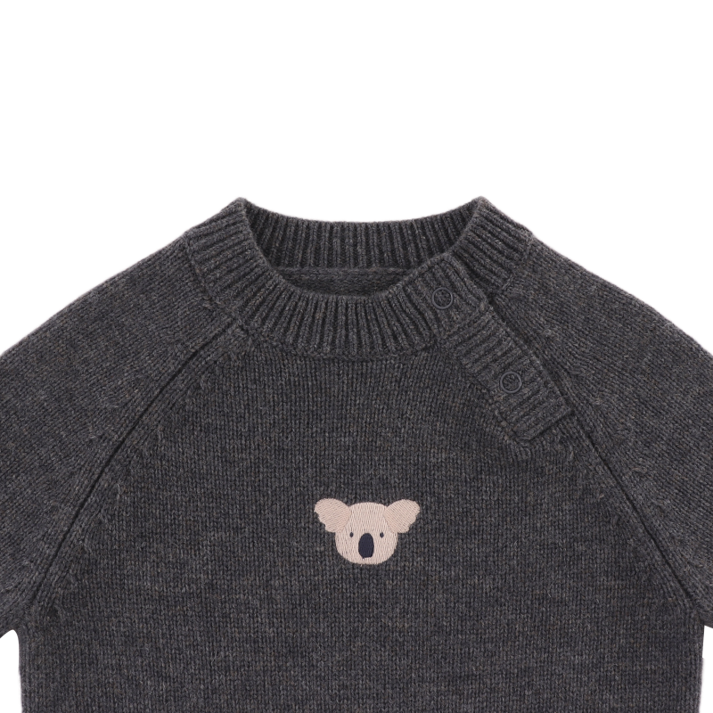 SIBBE MERINO WOOL SWEATER KOALA